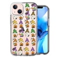 thumbnail image 1 of MUNDAZE Apple iPhone 13 Mini Spooky Halloween Gnomes Cute Characters Holiday Seasonal Pumpkins Candy Ghosts Double Layer Phone Case Cover, 1 of 4