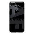 thumbnail image 1 of MUNDAZE Apple iPhone 6/7/8/SE 2020/SE 3 2022 Shockproof Clear Hybrid Protective Phone Case Black Clear Funny Text Quote Adulting AF Cover, 1 of 5
