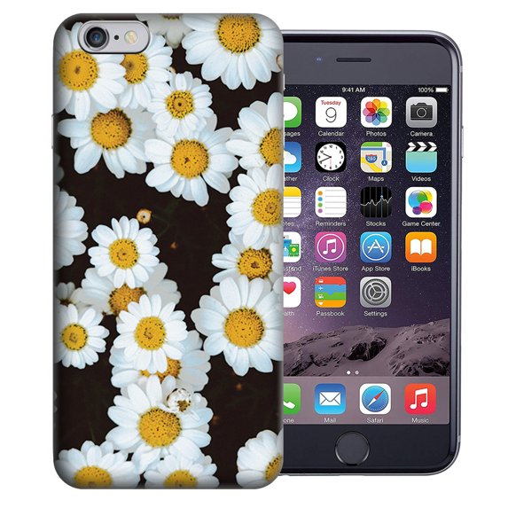 MUNDAZE Apple iPhone SE / 7 / 8 4.7 Inch Design Case - Cute Daisy Flower Design Phone Cover