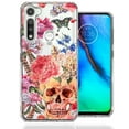 thumbnail image 1 of MUNDAZE Case For Motorola Moto G Fast Indie Spring Peace Skull Feathers Floral Butterfly Flowers Phone Cover, 1 of 3