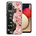 thumbnail image 1 of MUNDAZE Case For Samsung Galaxy A02S Blush Pink Peach Spring Flowers Peony Rose Phone Cover, 1 of 3