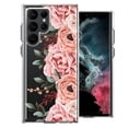 thumbnail image 1 of MUNDAZE Case For Samsung Galaxy S22 Ultra Blush Pink Peach Spring Flowers Peony Rose Phone Cover, 1 of 3