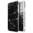 thumbnail image 1 of MUNDAZE Classic Black Marble Design TPU Case For Apple iPhone X Phone, 1 of 6