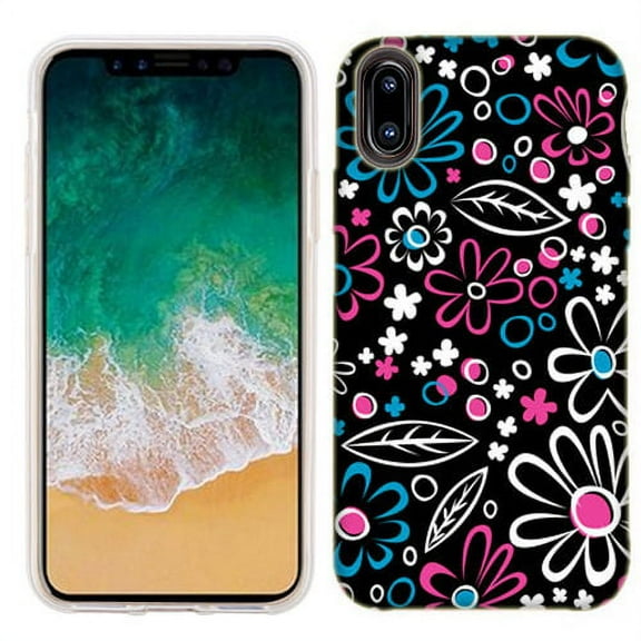 MUNDAZE Cute Daisies Case Cover For Apple iPhone X