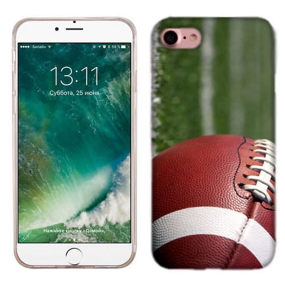 MUNDAZE Football Case Cover For Apple iPhone SE 7 8