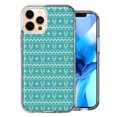 thumbnail image 1 of MUNDAZE For Apple iPhone 11 Pro Teal Christmas Reindeer Pattern Design Double Layer Phone Case Cover, 1 of 3
