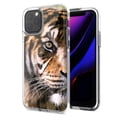 thumbnail image 1 of MUNDAZE For Apple iPhone 11 Tiger Face 2 Design Double Layer Phone Case Cover, 1 of 1