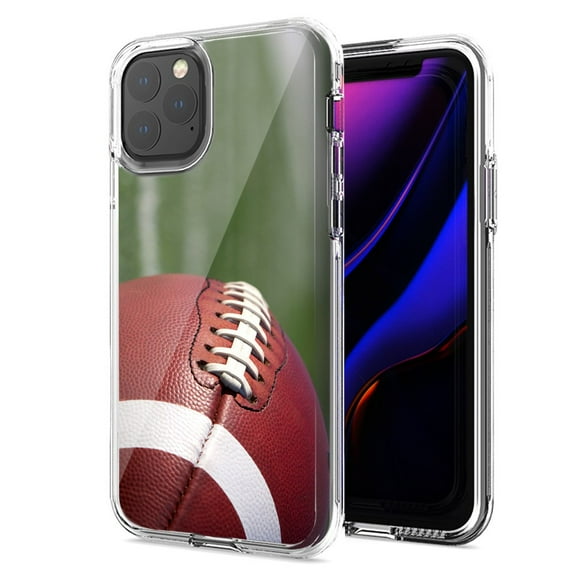 MUNDAZE For Apple iPhone 12 Pro Max Football Design Double Layer Phone Case