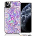 thumbnail image 1 of MUNDAZE For Apple iPhone 12 Pro Max Paint Swirl Design Double Layer Phone Case Cover, 1 of 2