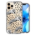 thumbnail image 1 of MUNDAZE For Apple iPhone 12 Pro Tiger Polkadots Design Double Layer Phone Case Cover, 1 of 3