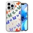 thumbnail image 1 of MUNDAZE For Apple iPhone 13 Pro Colorful Butterflies Design Double Layer Phone Case Cover, 1 of 3