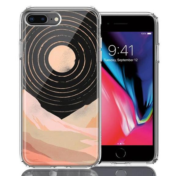 MUNDAZE For Apple iPhone 7/8 Plus Desert Mountains Design Double Layer Phone Case Cover