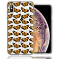 thumbnail image 1 of MUNDAZE For Apple iPhone XS/X Monarch Butterflies Design Double Layer Phone Case Cover, 1 of 3