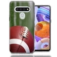 thumbnail image 1 of MUNDAZE For LG K51 Football Design Double Layer Phone Case Cover, 1 of 2