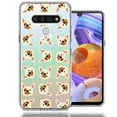 thumbnail image 1 of MUNDAZE For LG K51 Frenchie Bulldog Polkadots Design Double Layer Phone Case Cover, 1 of 3