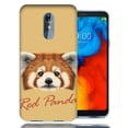 thumbnail image 1 of MUNDAZE For LG Stylo 4 Red Panda Design TPU Gel Phone Case Cover, 1 of 1