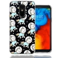thumbnail image 1 of MUNDAZE For LG Stylo 4 Space Unicorns Design Double Layer Phone Case Cover, 1 of 3