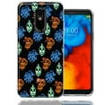 thumbnail image 1 of MUNDAZE For LG Stylo 5 Snakes Skulls Roses Design Double Layer Phone Case Cover, 1 of 3