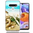 thumbnail image 1 of MUNDAZE For LG Stylo 6 Beach Message Bottle Design Double Layer Phone Case Cover, 1 of 2