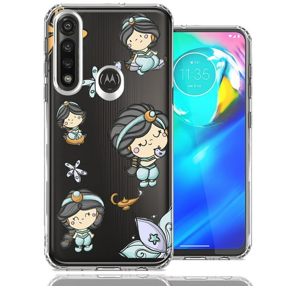 MUNDAZE For Motorola G Power Princess Design Double Layer Phone Case Cover
