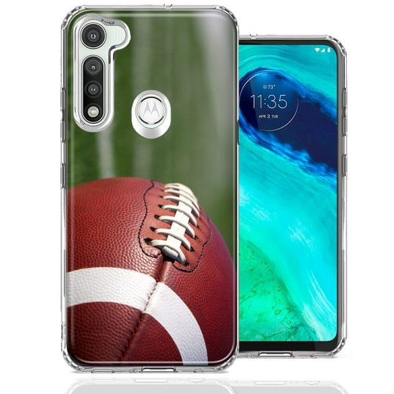 MUNDAZE For Motorola Moto G Fast Football Design Double Layer Phone Case Cover
