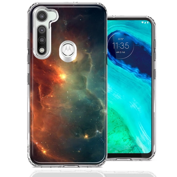 MUNDAZE For Motorola Moto G Fast Nebula Design Double Layer Phone Case Cover