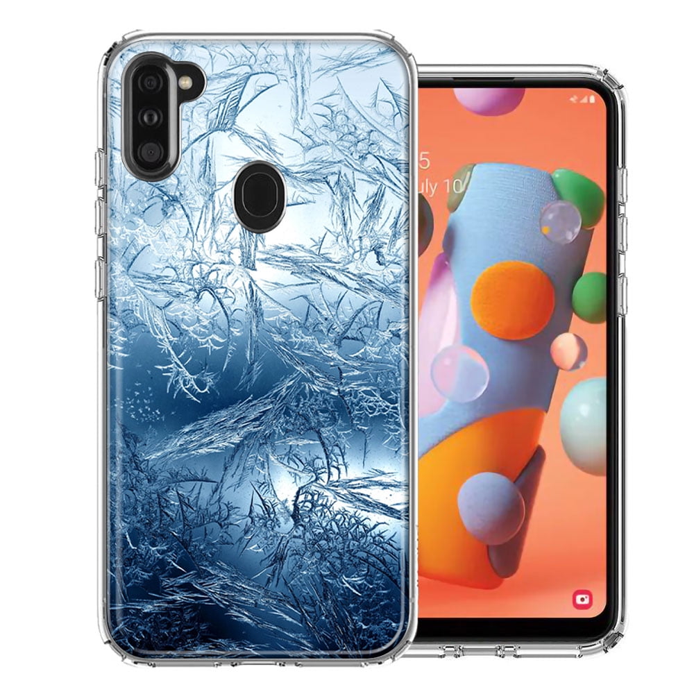 MUNDAZE For Samsung A11 Blue Ice Design Double Layer Phone Case Cover ...