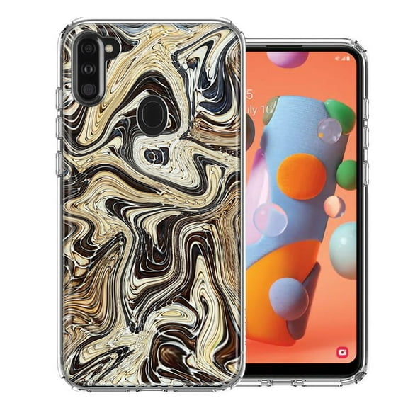 MUNDAZE For Samsung A11 Snake Abstract Design Double Layer Phone Case Cover