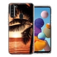thumbnail image 1 of MUNDAZE For Samsung A21 Paradise Sunset Design Double Layer Phone Case Cover, 1 of 2