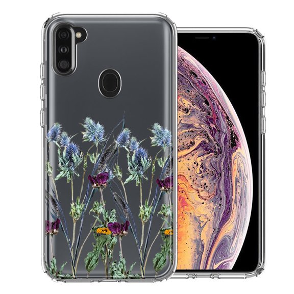 MUNDAZE For Samsung Galaxy A11 Country Dried Flowers Design Double Layer Phone Case Cover