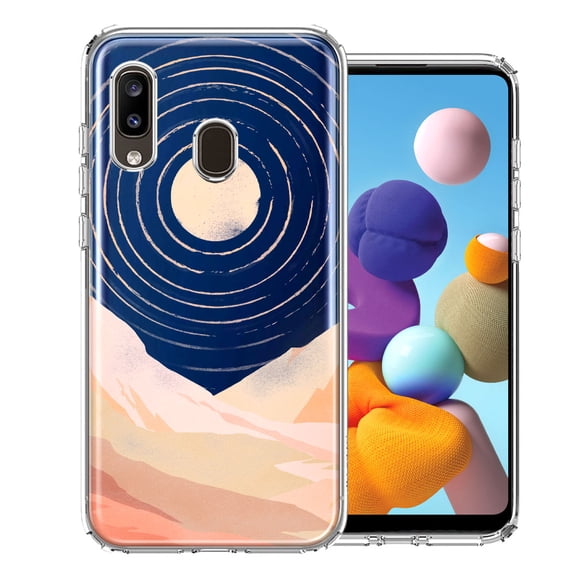 MUNDAZE For Samsung Galaxy A20 Desert Mountains Design Double Layer Phone Case Cover