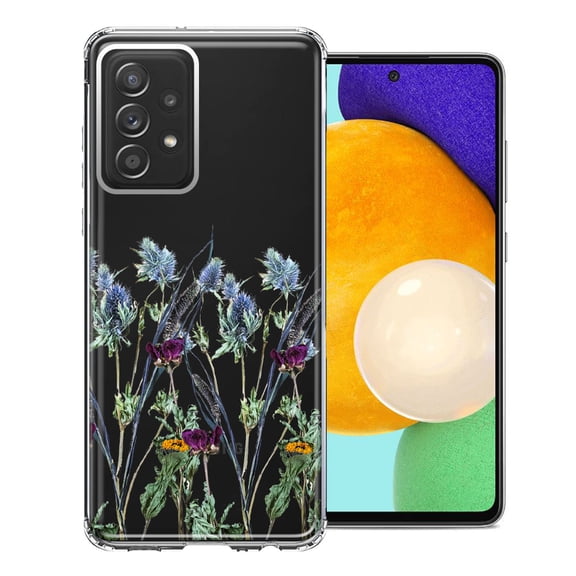 MUNDAZE For Samsung Galaxy A72 Country Dried Flowers Design Double Layer Phone Case Cover