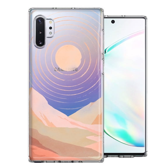MUNDAZE For Samsung Galaxy Note 10 Desert Mountains Design Double Layer Phone Case Cover