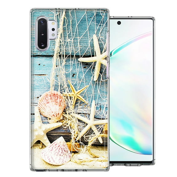 MUNDAZE For Samsung Galaxy Note 10 Starfish Net Design Double Layer Phone Case Cover