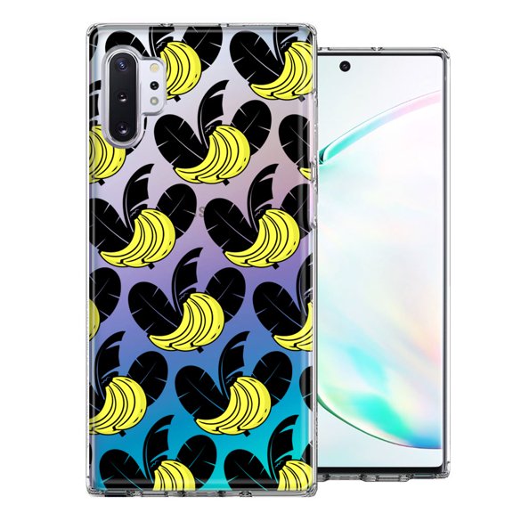 MUNDAZE For Samsung Galaxy Note 10 Tropical Bananas Design Double Layer Phone Case Cover