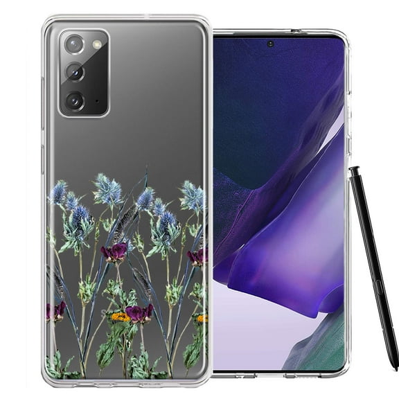 MUNDAZE For Samsung Galaxy Note 20 Country Dried Flowers Design Double Layer Phone Case Cover