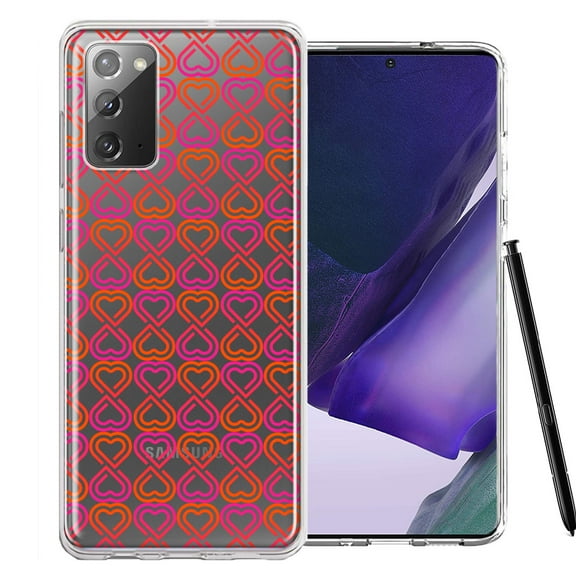 MUNDAZE For Samsung Galaxy Note 20 Infinity Hearts Design Double Layer Phone Case Cover