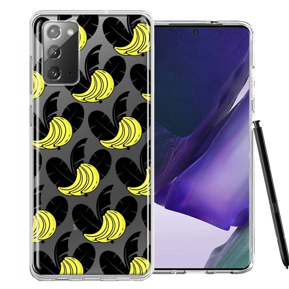 MUNDAZE For Samsung Galaxy Note 20 Tropical Bananas Design Double Layer Phone Case Cover