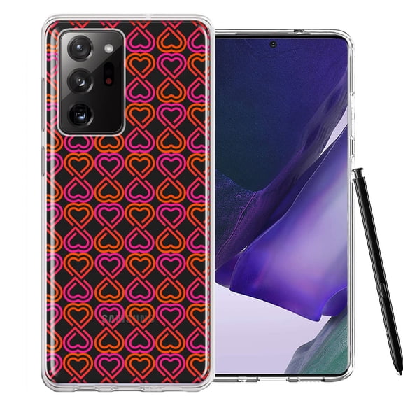 MUNDAZE For Samsung Galaxy Note 20 Ultra Infinity Hearts Design Double Layer Phone Case Cover
