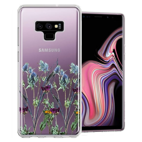 MUNDAZE For Samsung Galaxy Note 9 Country Dried Flowers Design Double Layer Phone Case Cover