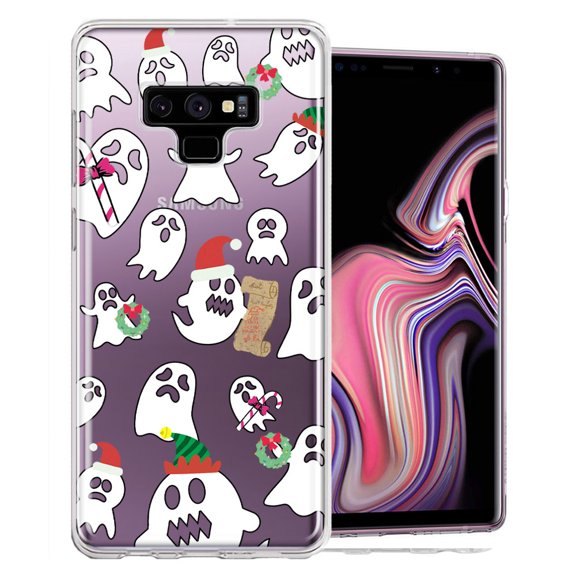 MUNDAZE For Samsung Galaxy Note 9 Halloween Christmas Ghost Design Double Layer Phone Case Cover