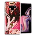 thumbnail image 1 of MUNDAZE For Samsung Galaxy Note 9 Pink Abstract Design Double Layer Phone Case Cover, 1 of 1