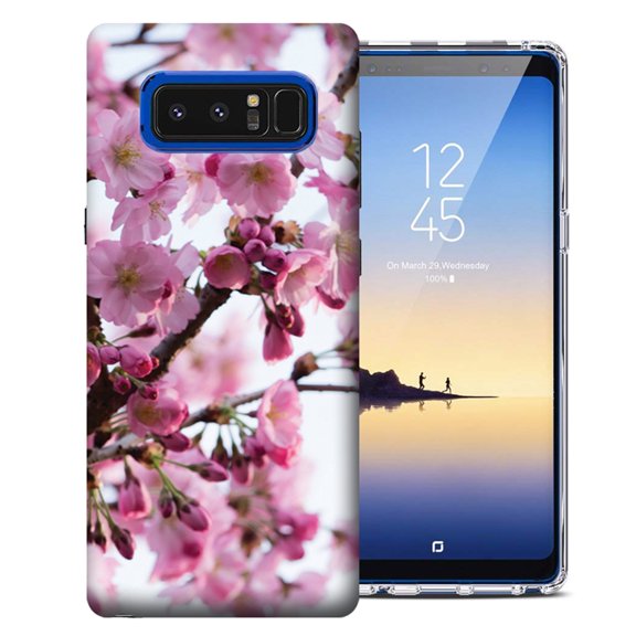 MUNDAZE For Samsung Galaxy S10 Plus Cherryblossom Design TPU Gel Phone Case Cover