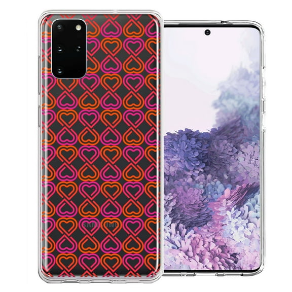 MUNDAZE For Samsung Galaxy S20 Plus Infinity Hearts Design Double Layer Phone Case Cover