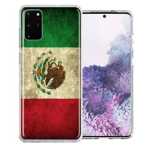 MUNDAZE For Samsung Galaxy S20 Plus Mexico Flag Design Double Layer Phone Case Cover