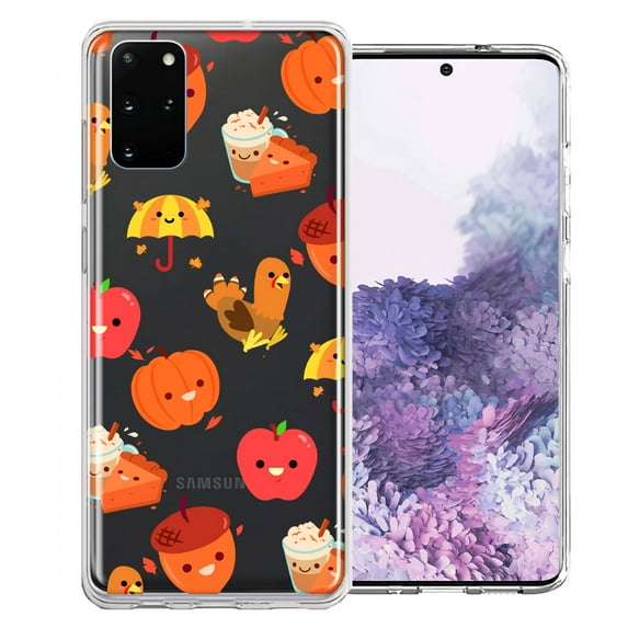 MUNDAZE For Samsung Galaxy S20 Plus Thanksgiving Autumn Fall Design Double Layer Phone Case Cover