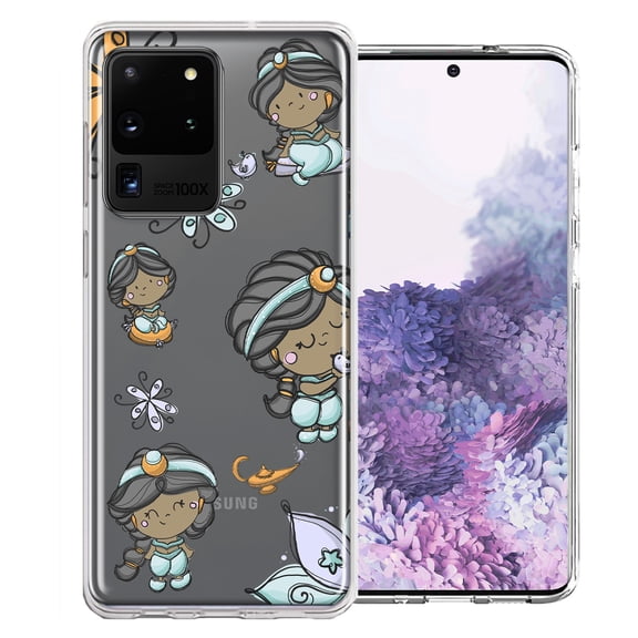 MUNDAZE For Samsung Galaxy S20 Ultra Cute Princess Design Double Layer Phone Case Cover