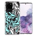 thumbnail image 1 of MUNDAZE For Samsung Galaxy S20 Ultra Mint Black Abstract Design Double Layer Phone Case Cover, 1 of 2