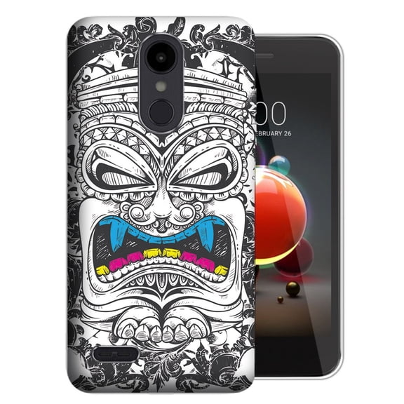MUNDAZE LG Aristo 3 / 2 / Tribute Dynasty / Zone 4 Aztec Tribal Design TPU Gel Phone Case Cover
