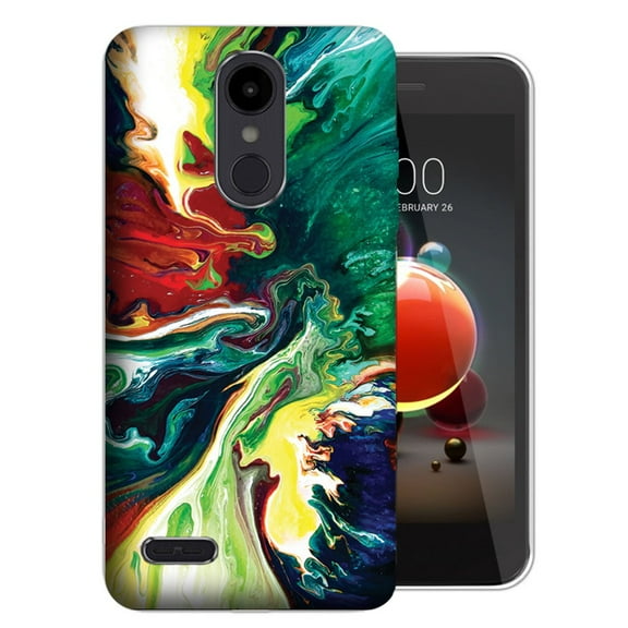 MUNDAZE LG Aristo 3 / 2 / Tribute Dynasty / Zone 4 Colorful Paint 4 Design TPU Gel Phone Case Cover
